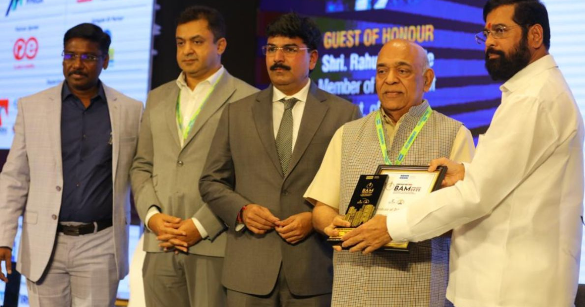 Goel Ganga Group's Founder, Chairman Mr. Jaiprakash Goel Receives Lifetime Achievement Award at Construction Times' 6th BAM Awards